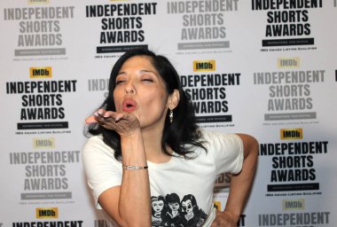 Los Angeles, CA 16 Eylül 2023: LA 'deki Regal Tiyatrosu' nda düzenlenen Bağımsız Shorts Ödülleri için kırmızı halı geldi.