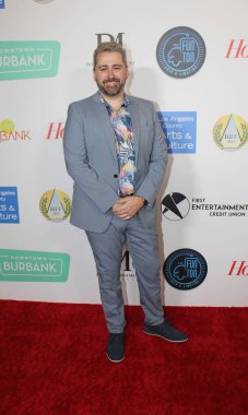 Burbank, CA - 21 Eylül 2023: Burbank Uluslararası Film Festivali 'ne kırmızı halı geldi..