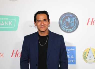 Burbank, CA - 21 Eylül 2023: Burbank Uluslararası Film Festivali 'ne kırmızı halı geldi..