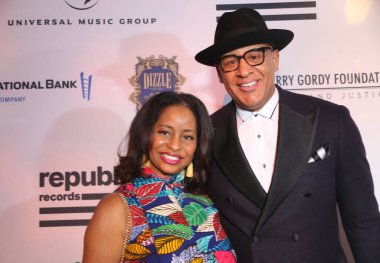 Hollywood, CA - 6 Ekim 2023: 2023 Yaşayan Efsaneler Vakfı Ödül Töreni için kırmızı halı geldi..