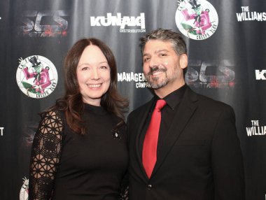 Santa Ana, CA 31 Ekim 2023: Örümcek Bebek 'in prömiyeri için kırmızı halı geldi. Etkinliğe korku filmi oyuncuları ve aktrisleri de dahil olmak üzere ünlüler katıldı ve Frida Sineması 'nda düzenlendi..