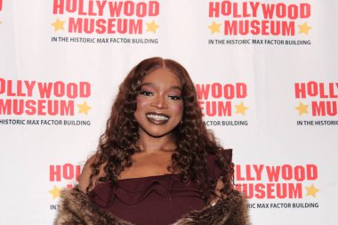 Hollywood, CA - 8 Şubat 2024: Hollywood Müzesine gelen kırmızı halı Siyah Tarih Ayı 'nı kutluyor ve The Joint' in galası Jumpin sergisi.