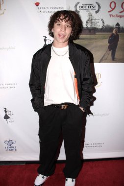 Beverly Hills, CA - 18 Şubat 2024: Şaban Tiyatrosu 'nda düzenlenen 999 Unutulmuş Kızlar prömiyeri için kırmızı halı geldi. Konuklar arasında soykırımdan kurtulanların çocukları da vardı..