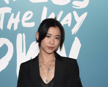 Batı Hollywood, CA - 27 Nisan 2024: OKB Bozukluğu hakkında bir film olan Turtles All The Way Down 'un Los Angeles filminin galası için kırmızı halı geldi.