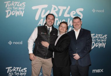 Batı Hollywood, CA - 27 Nisan 2024: OKB Bozukluğu hakkında bir film olan Turtles All The Way Down 'un Los Angeles filminin galası için kırmızı halı geldi.