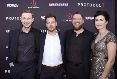 Los Angeles, CA - June 14, 2024: Red Carpet Arrivals for the Premiere of Protocol 7 clipart