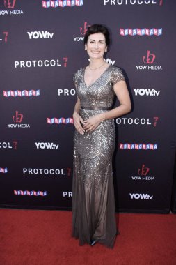 Los Angeles, CA - 14 Haziran 2024: Protokol 7 'nin galası için Kırmızı Halı Gelişi.