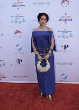 Studio City, CA - June 15, 2024: Red carpet arrivals for the Ed Asner Celebrity Poker to Benefit Autism research. clipart
