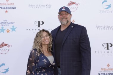 Studio City, CA - June 15, 2024: Ann Marie Ochoa and Dave Desrochers attend the Ed Asner Celebrity Poker to Benefit Autism research.