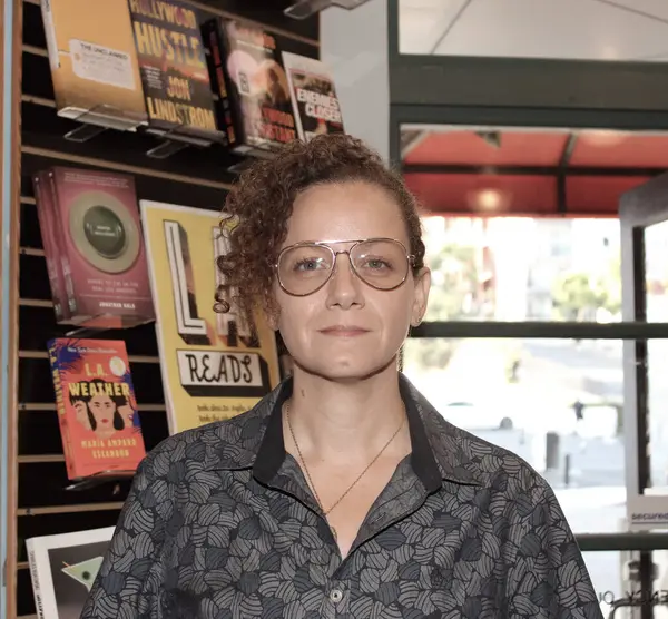 stock image West Hollywood, CA - July 15, 2024: Dahlia Heyman attends Music Legend Carol Connors Book signing, held at Book Soup in West Hollywood.