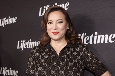 Westwood, CA - August 8, 2024: Jennifer Tilly attends Terry McMillans Tempted by Love on Lifetime Event, at the IPIC theater in Westwood, CA. clipart