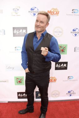 Toluca Lake, CA - September 15, 2024: Red carpet arrivals for the Suzanne DeLaurentiis Emmy's Gifting Suite, honoring Veterans and celebrating the Emmys. clipart