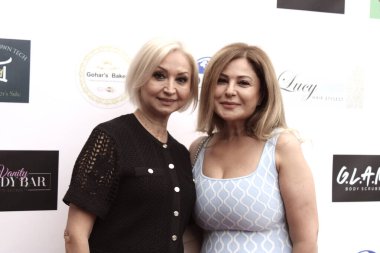 Toluca Gölü, CA - 15 Eylül 2024: Suzanne DeLaurentiis Emmy 'nin Hediye Odası' na kırmızı halı geldi, Gazileri onurlandırdı ve Emmy Ödüllerini kutladı.