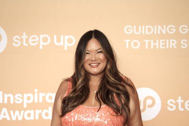 Los Angeles, CA - September 20, 2024: Red carpet arrivals for the Step Up Inspiration Awards held at Skirball Center. clipart