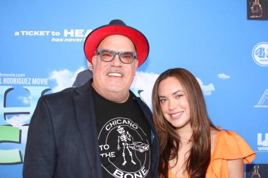 Los Angeles, CA - 2 Ekim 2024: Century City, Kaliforniya 'daki AMC Tiyatrosu' nda düzenlenen Holy Cash prömiyeri için kırmızı halı geldi. Etkinliğe filmin yazarı ve yapımcısı Paul Rodriguez de katıldı..