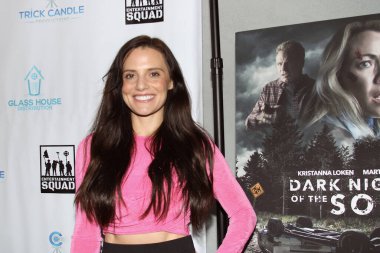 Hollywood, CA - 2 Aralık 2024: Hollywood Harmony Tiyatrosu 'ndaki Dark Night of the Soul için kırmızı halı geldi. Prömiyere oyuncular ve gerilim ekibi katıldı ve ardından bir parti daha yapıldı..