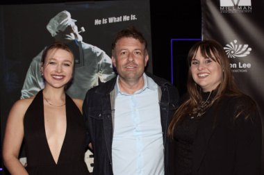 Kuzey Hollywood, CA - 19 Mart 2025: Avcı Temel Reis 'in prömiyeri için Noho West' teki Regal Tiyatrosu 'na kırmızı halı geldi.