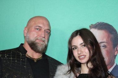 Batı Hollywood, CA - 1 Mayıs 2025: David Madrigal 'in Şebeke lansmanı için SUR restoranına kırmızı halı geldi.