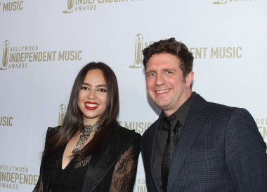 Hollywood, CA - 30 Temmuz 2025: Hollywood Bağımsız Müzik Ödülleri için Hollywood 'daki Avalon Tiyatrosu' na kırmızı halı geldi.
