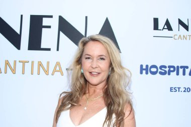 Hollywood, CA - 20 Ağustos 2025: Meksika mutfağı sunan lüks bir restoran olan La Nena Cantina 'nın ünlü açılışına kırmızı halı geldi.