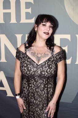 Los Angeles, CA - 21 Eylül 2025: Lincoln Heights, Los Angeles, Kaliforniya 'daki perili bir köşkte düzenlenen Birinci Yıllık Perili Balo için kırmızı halı gelişleri.