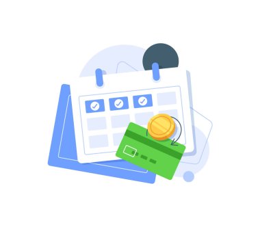 Abonelik ödemesi, kayıt yaptırmış bir üye için aylık ödeme tarihi olan takvim, aylık abonelik ödeme taban ücreti kavramı