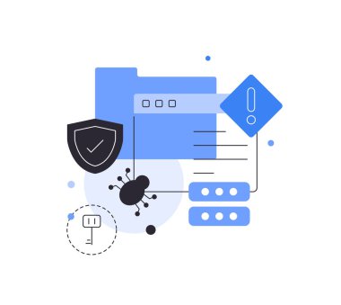 Güvenlik, şifre güvenliği, antivirüs, gizlilik ve siber güvenlik kavramı