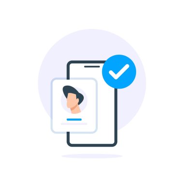 mobil uygulama hesabı başarılı bir şekilde kaydedildi, akıllı telefon konsepti ile giriş başarısı