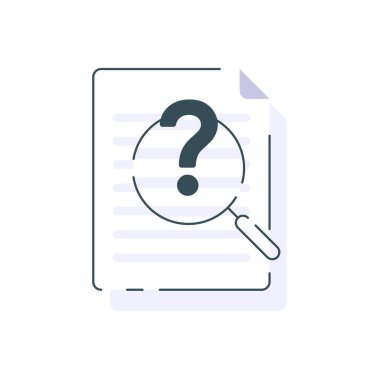 arama sonuç bulunamadı kelime kavramı, düz tasarım vektör illüstrasyonu