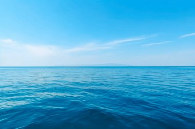 Blue sea ocean water surface and underwater with sunny and cloudy sky,seascape summer background wallpaper clipart