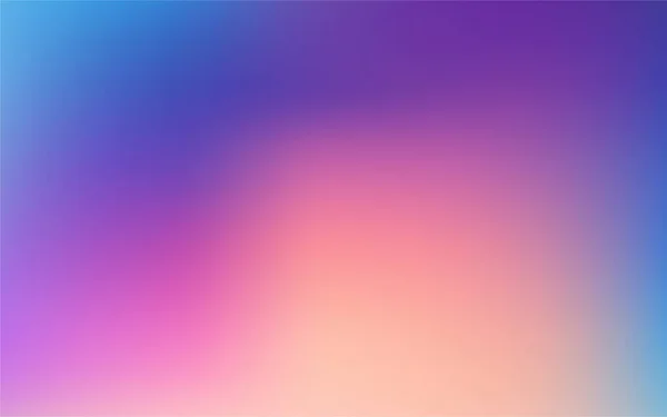 Pastel Multi Color Gradient Background Simple Gradient Vector Form Blend — Stock Vector