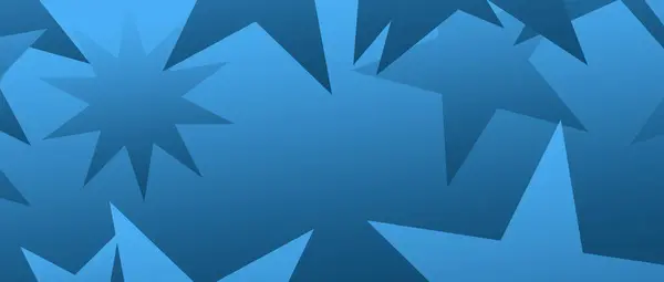 Koyu mavi arka plan, üçgenler, çizgiler. Soyut renkli desenli illüstrasyon