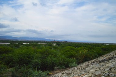 Dağların güzel manzarası