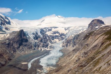 Grossglockner manzarası, Avusturya 'nın en yüksek dağı. 