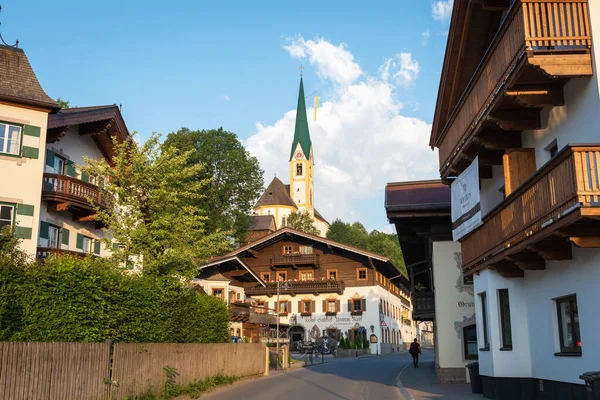 Kirchberg Tirol Oostenrijk Juni 2022 Een Van Belangrijkste Straten Van — Stockfoto