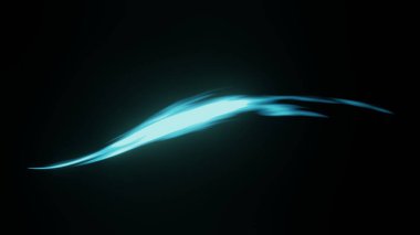 3 boyutlu hareket çizgisi hız ve güç ya da ışık yolları. Kıvrımlı kirişli yüksek hızlı ışık. 5G Teknoloji hızlı ve fütüristik geçmişi var. Soyut hareket bulanıklığı.