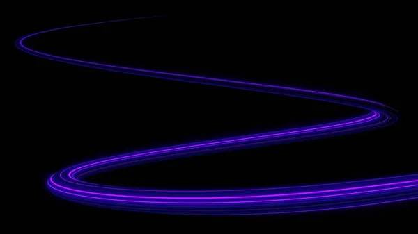 Renderizar Linha Movimento Velocidade Potência Trilhas Luz Luz Alta Velocidade — Fotografia de Stock