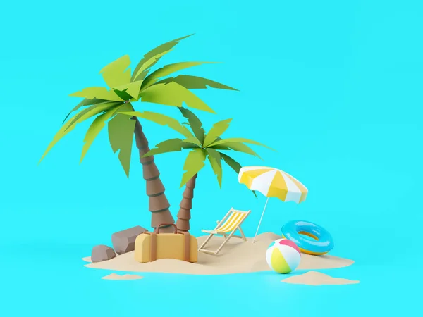 Zomer Vakantie Strand Abstracte Achtergrond Concept Minimal Realistische Display Podium — Stockfoto