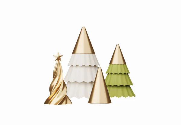 Maken Kerst Ornament Elementen Decoratie Geïsoleerd Witte Achtergrond Kerstmis Pictogrammen — Stockfoto