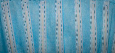 Tıbbi maskelerle dolu, bakteri koruma konsepti.