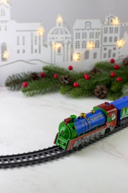 Çocuk Demiryolu. Çocuk oyuncağı. Yılbaşı ve Noel Hediyesi