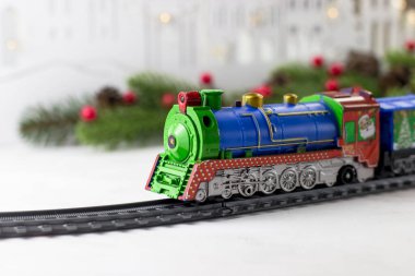 Çocuk Demiryolu. Çocuk oyuncağı. Yılbaşı ve Noel Hediyesi