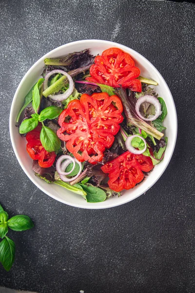 Salata, domates, sebze, yemek, atıştırmalık. Fotokopi, uzay, yiyecek.