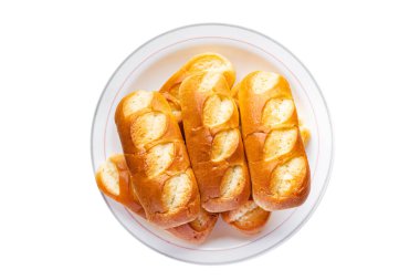 milk bun pastry french bakery fresh meal food snack on the table copy space food background rustic top view