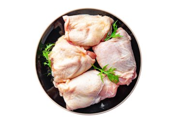 chicken thigh raw chicken legs meat meal food snack on the table copy space food background rustic top view 