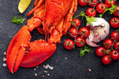 lobster fresh seafood expensive food product meal food snack on the table copy space food background rustic top view