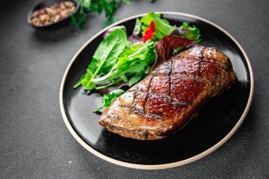 duck breast roasted second course fresh poultry meat meal food snack on the table copy space food background rustic top view