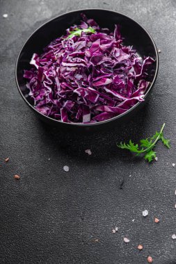 purple cabbage salad vegetable meal food snack copy space food background rustic top view  keto or paleo diet veggie vegan or vegetarian food