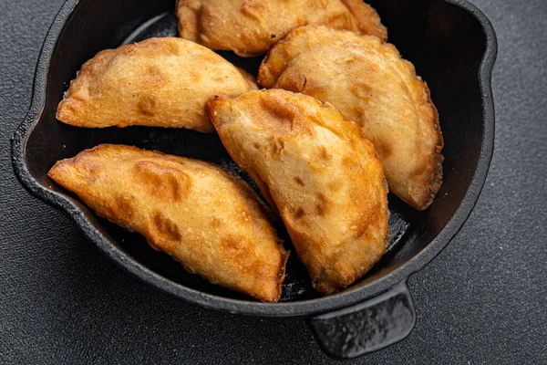 stock image empanadas pie meat stuffed meal food snack on the table copy space food background rustic top view