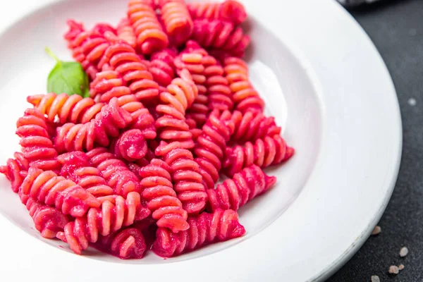 stock image beet sauce pasta beetroot vegetable fresh food vegan meal food snack vegetarian food on the table copy space food background rustic top view